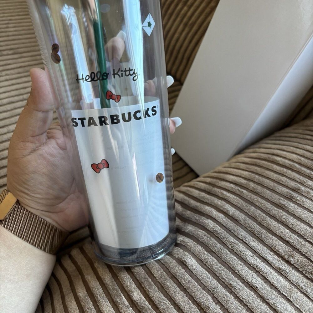 Starbucks Hello Kitty Collection 24oz Acrylic Cold Cup Limited Edition New - Picture 6 of 7